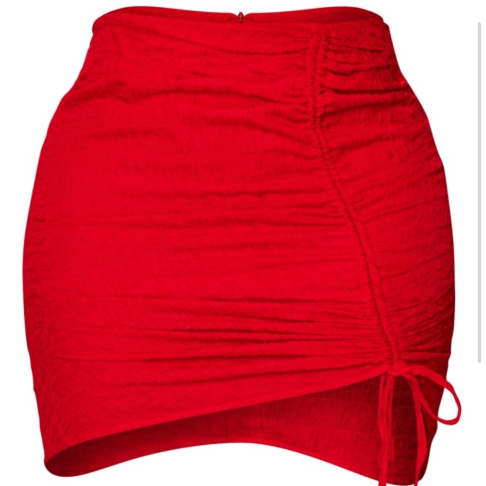 Red Bodycon Skirt